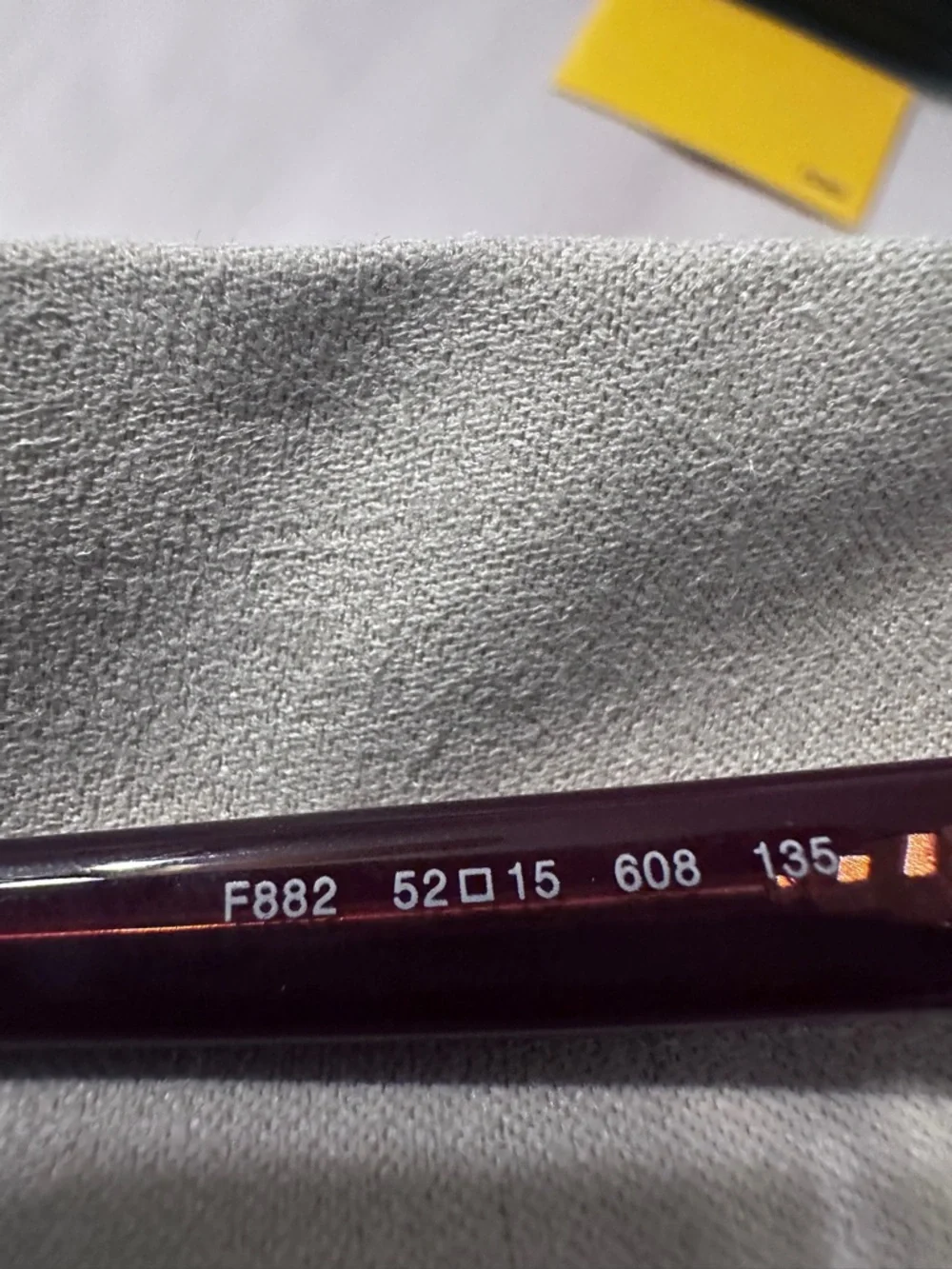 Fendi Maroon Logo-Print Frames - New